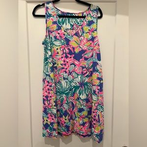 Lilly Pulitzer Blythe Tank Dress in Casa Azul Size Medium